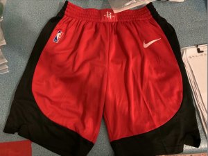 NBA 2019 Houston Rockets shorts Rouge imprimé